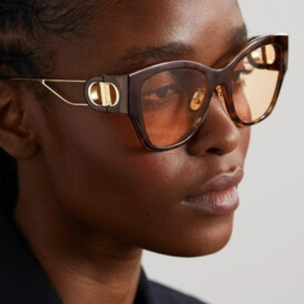 NEW Dior 30MONTAIGNE B2U CD40082U 53Y 26L0 Havana Brown Sunglasses - Picture 3 of 14
